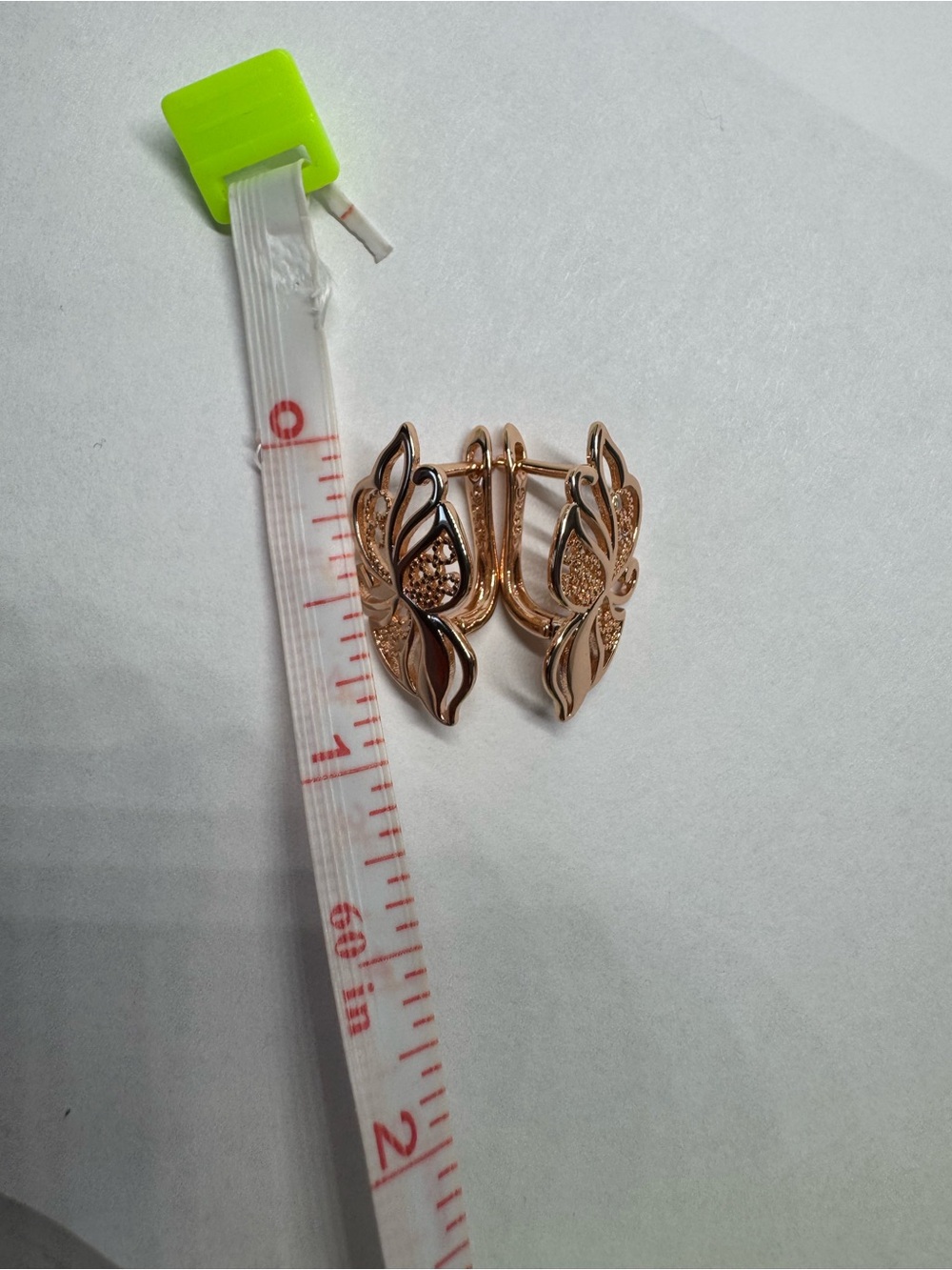 Vintage 14K 585 Rolled Gold Earrings | Not Solid Gold - Picture 11 of 13